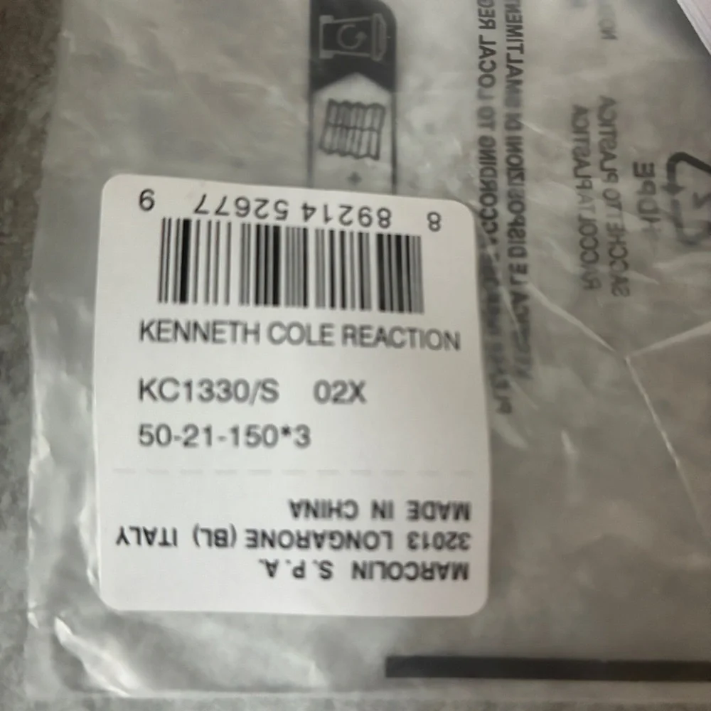 Kenneth Cole Reaction KC1330 02X Black Sunglasses 50-21-150